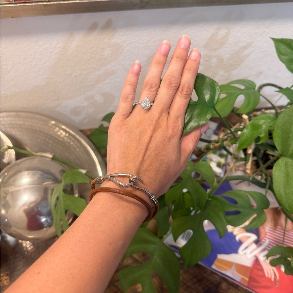 Hermès Brown Leather Bracelet
